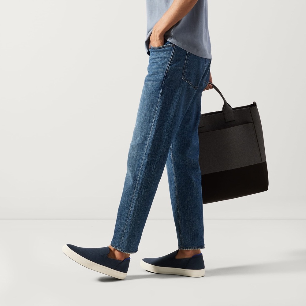 Rothy's The Carryall Work/Laptop/Travel Tote Bag in Forest Black - Picture 6 of 14
